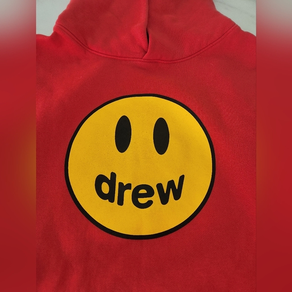 DREW HOUSE RED HOODIE -hooded sweatshirt like new. Hard to‎ find - Picture 2 of 6
